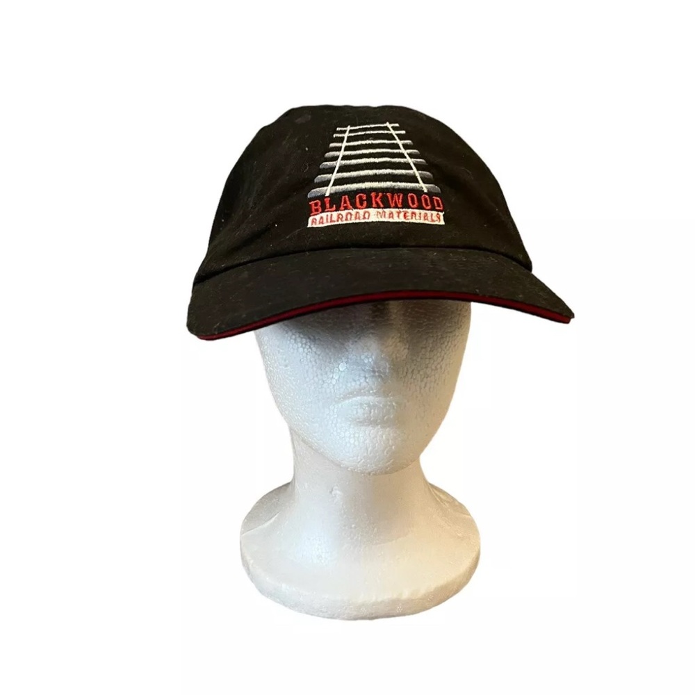 Blackwood‎ Railroad Materials Hat Adjustable Embroidered Train Cap Vintage